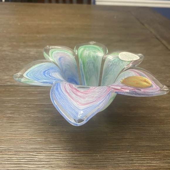 Beautiful Murano Italian Art Glass Flower Sculpture Decorative Object, 1980s - Picture 3 of 6